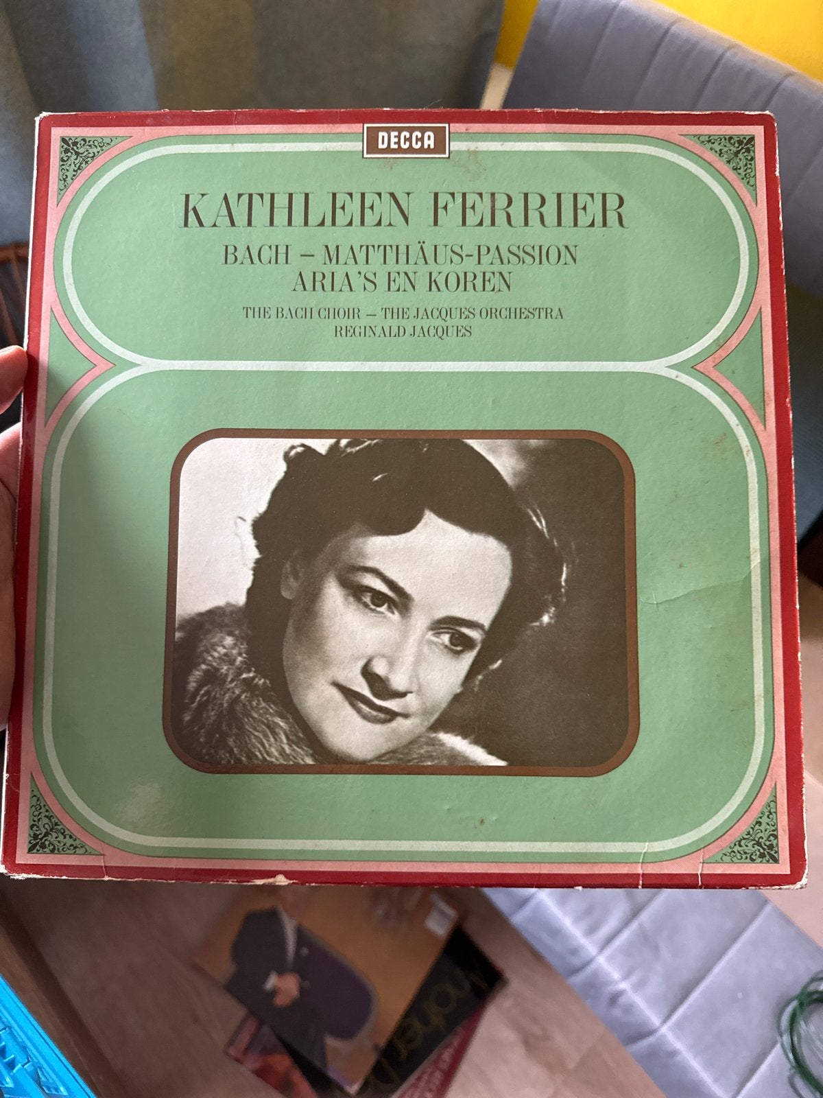 Kathleen Ferrier - Bach: Matthäus-Passion Aria's en Koor LP, LP, Ophalen of Verzenden, 12 inch, Oratorium