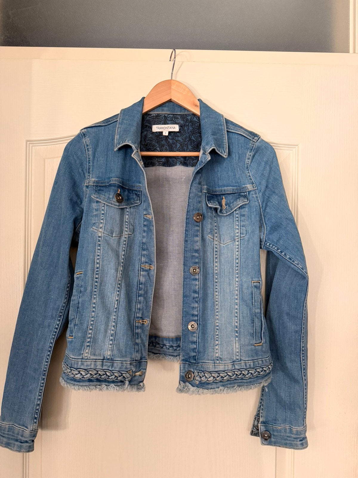 Tramontana jeans jasje S, Ophalen of Verzenden, Zo goed als nieuw, Maat 36 (S), Blauw