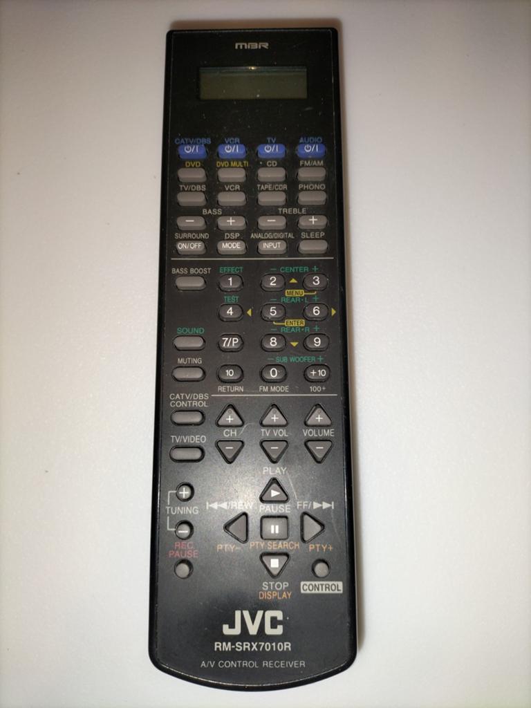 JVC RM-SRX7010R Afstandsbediening voor Audio-Video Receiver, Ophalen of Verzenden, Zo goed als nieuw, Origineel, Met display