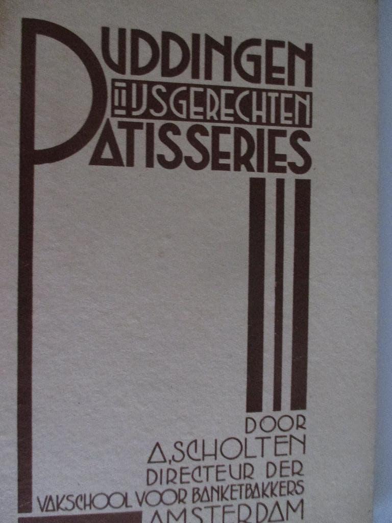 patiserie en ijs gerechten, Ophalen of Verzenden, Zo goed als nieuw, A.scholten, Overige onderwerpen