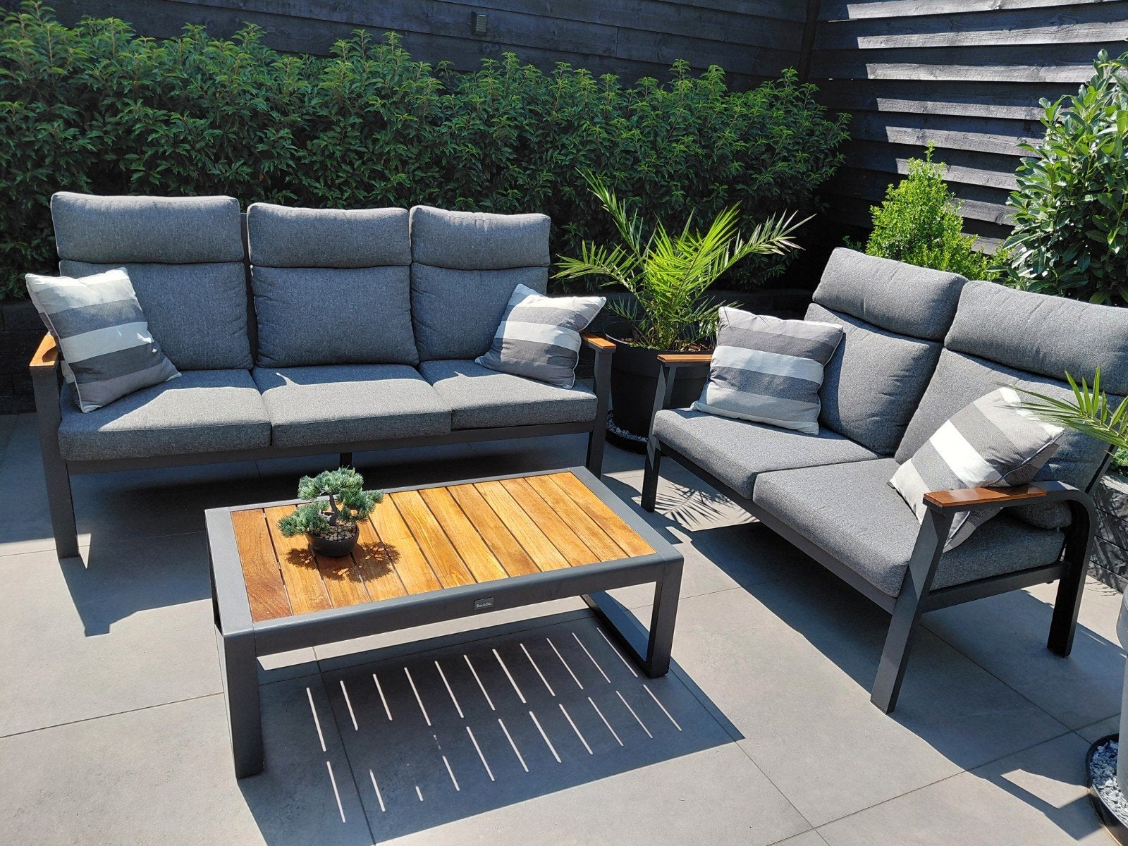 Loungeset, Tuin en Terras, Tuinmeubel-accessoires, Ophalen, Zo goed als nieuw