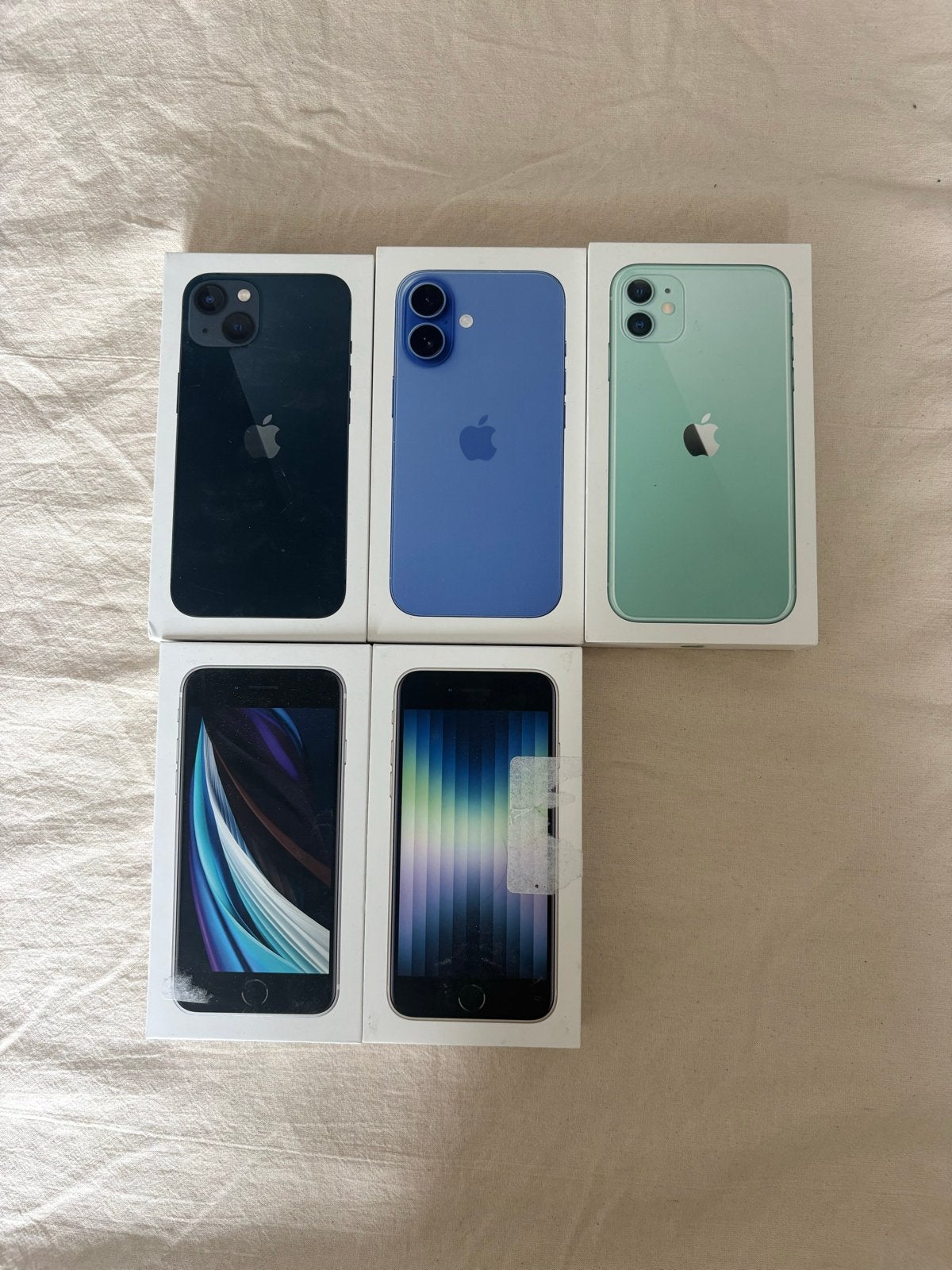 Lege dozen iPhone (11, 13, 16, SE) en iPad (9, A16), Ophalen of Verzenden, Gebruikt, Overige typen