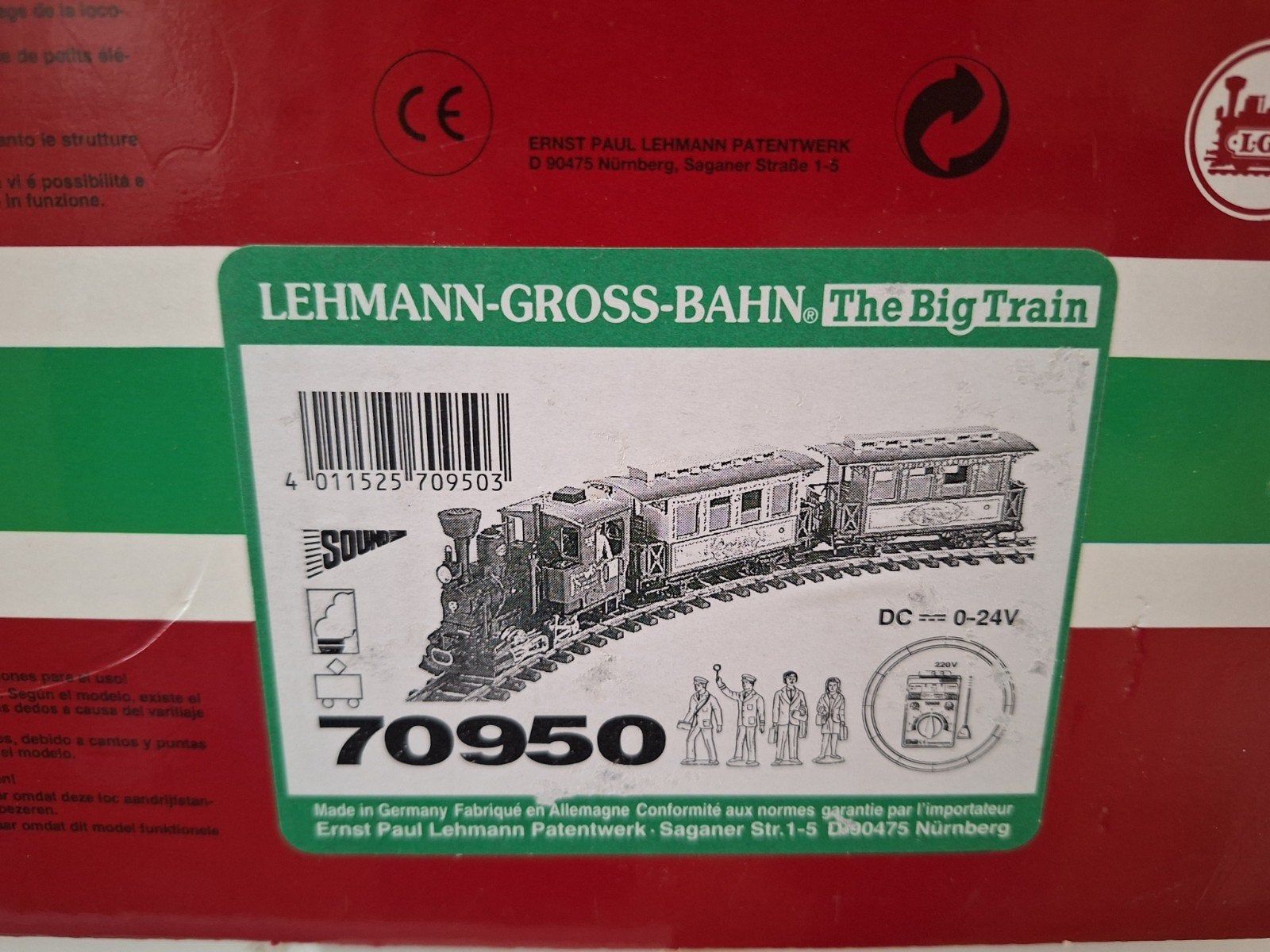LGB 70950 Sonder-Edition 950 jaar Neurenberg Startset, Ophalen, Treinset, Gelijkstroom, Zo goed als nieuw