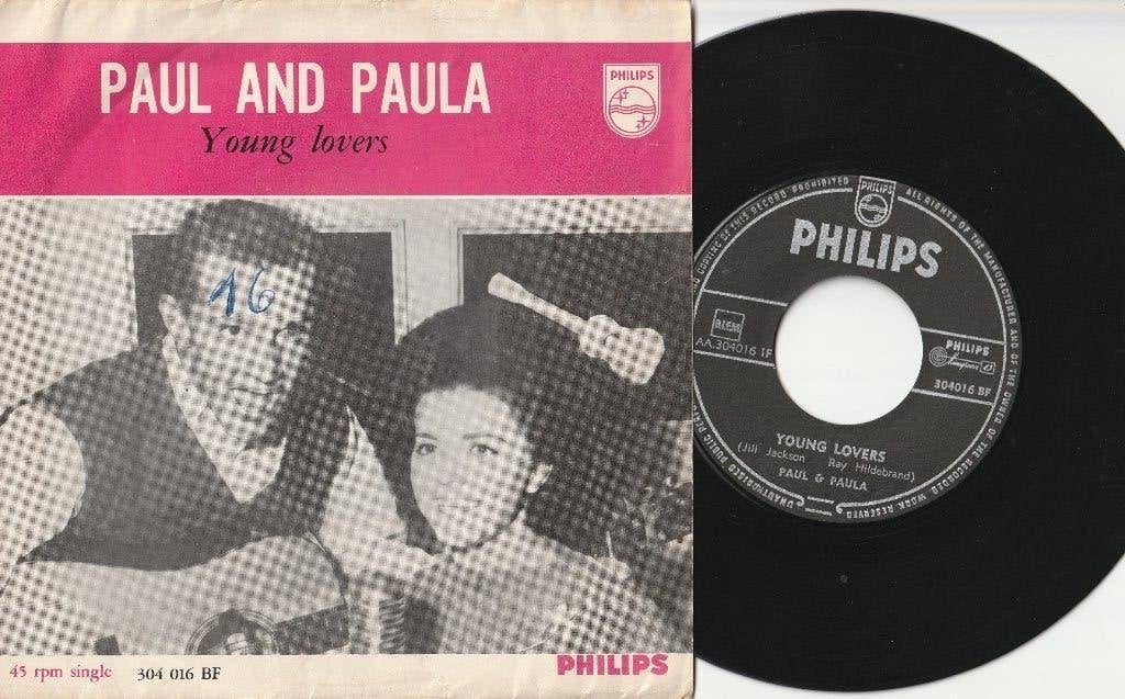Paul & Paula - Young Lovers & Ba-Hey-Be -1965 FOTO, Ophalen, Gebruikt, Pop