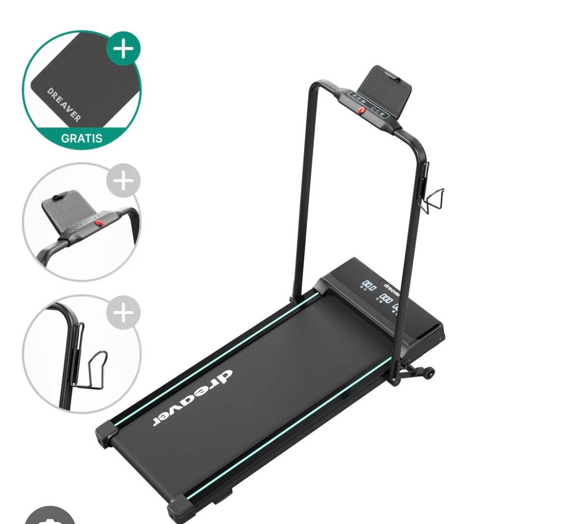 Dreaver elevate pro loopband  met hellingshoek, Ophalen, Zo goed als nieuw, Loopband