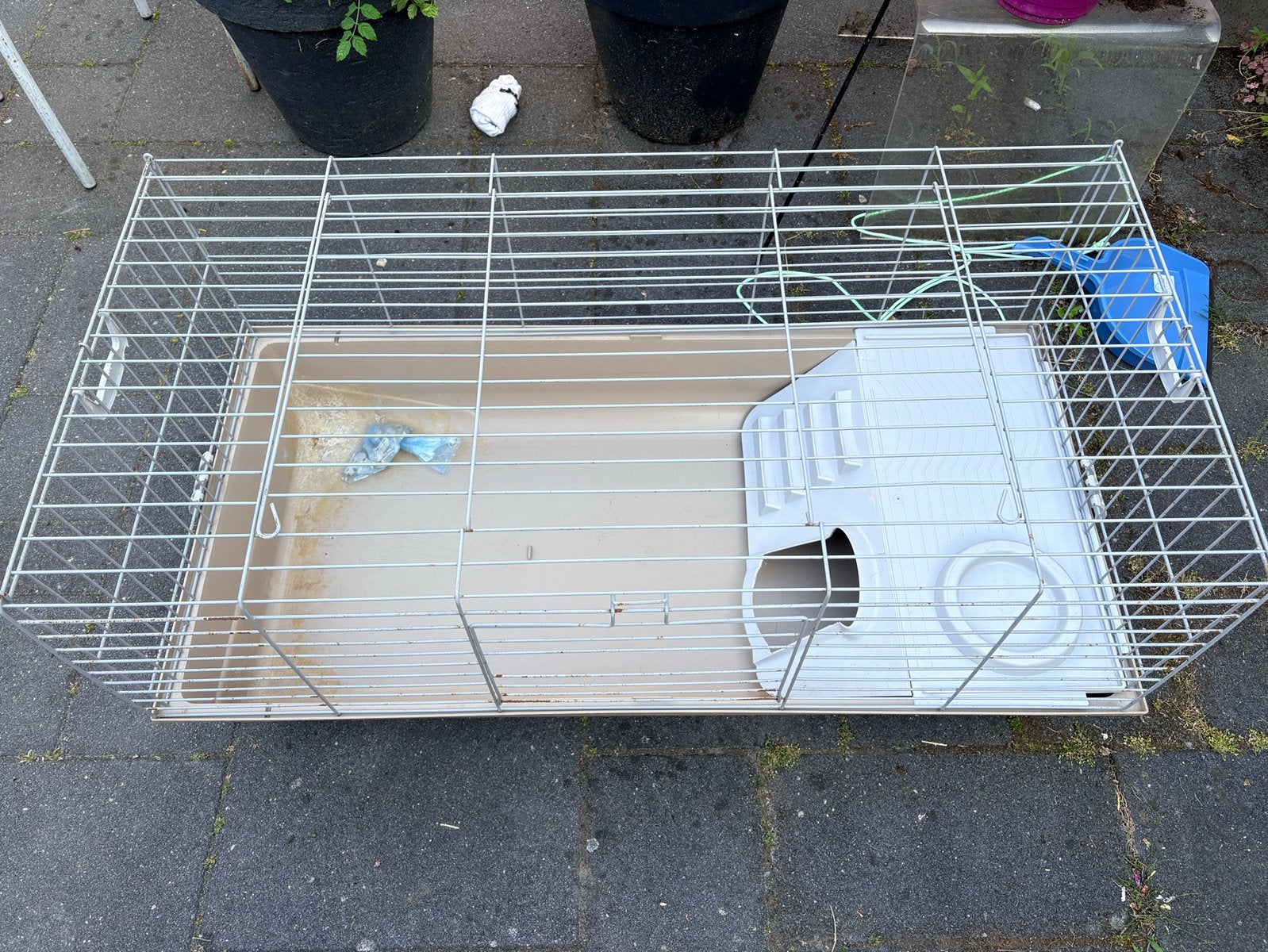 Konijnenkooi voor binnen, Kooi, Zo goed als nieuw, 75 tot 110 cm, Ophalen