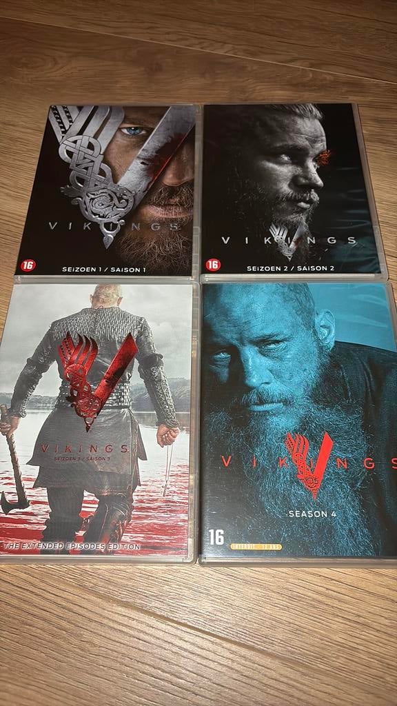 Vikings seizoen 1, 2, 3 en 4 op dvd., Cd's en Dvd's, Dvd's | Tv en Series, Vanaf 16 jaar, Ophalen of Verzenden, Zo goed als nieuw