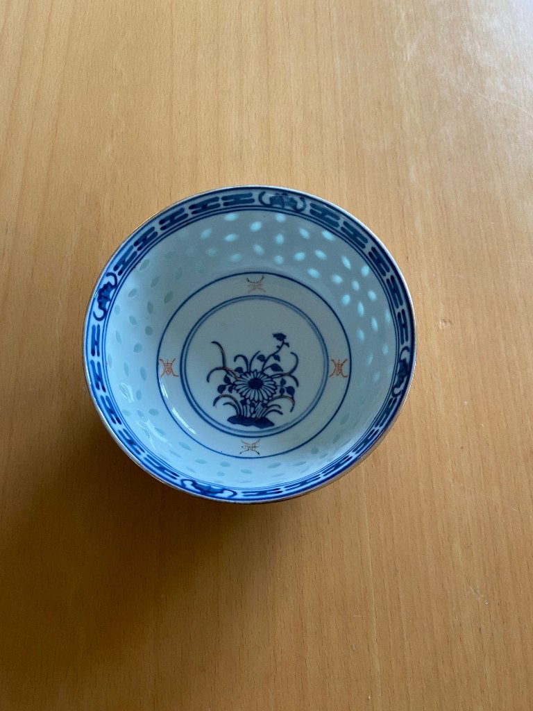 Chinese Wanyu rijstajour theekommetje, Antiek en Kunst, Ophalen of Verzenden