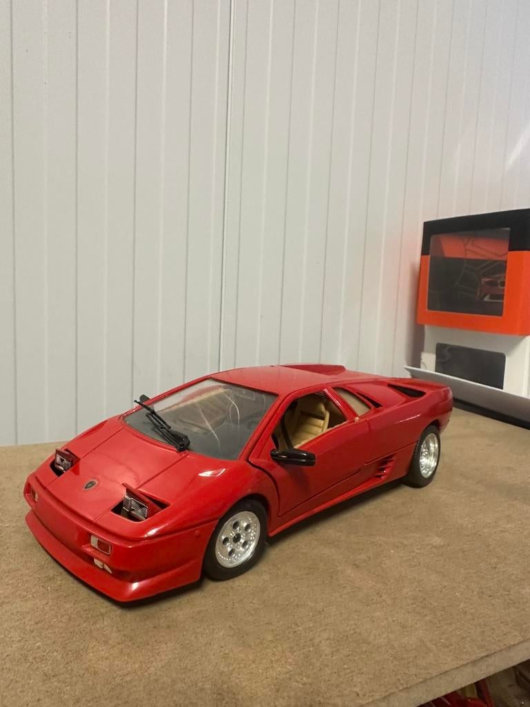 Lamborghini Diablo modelauto 1:18 tonka, Ophalen of Verzenden, Zo goed als nieuw, Auto, Overige merken