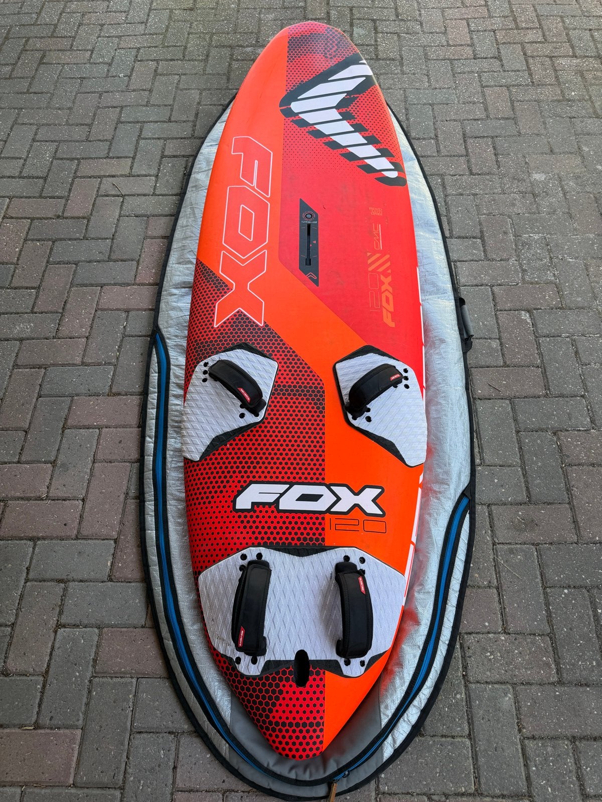 Severne Fox 120L + Choco Carbon Vin C1 + Mystic Boardbag, Watersport en Boten, Ophalen, Minder dan 250 cm, Zo goed als nieuw, Severne
