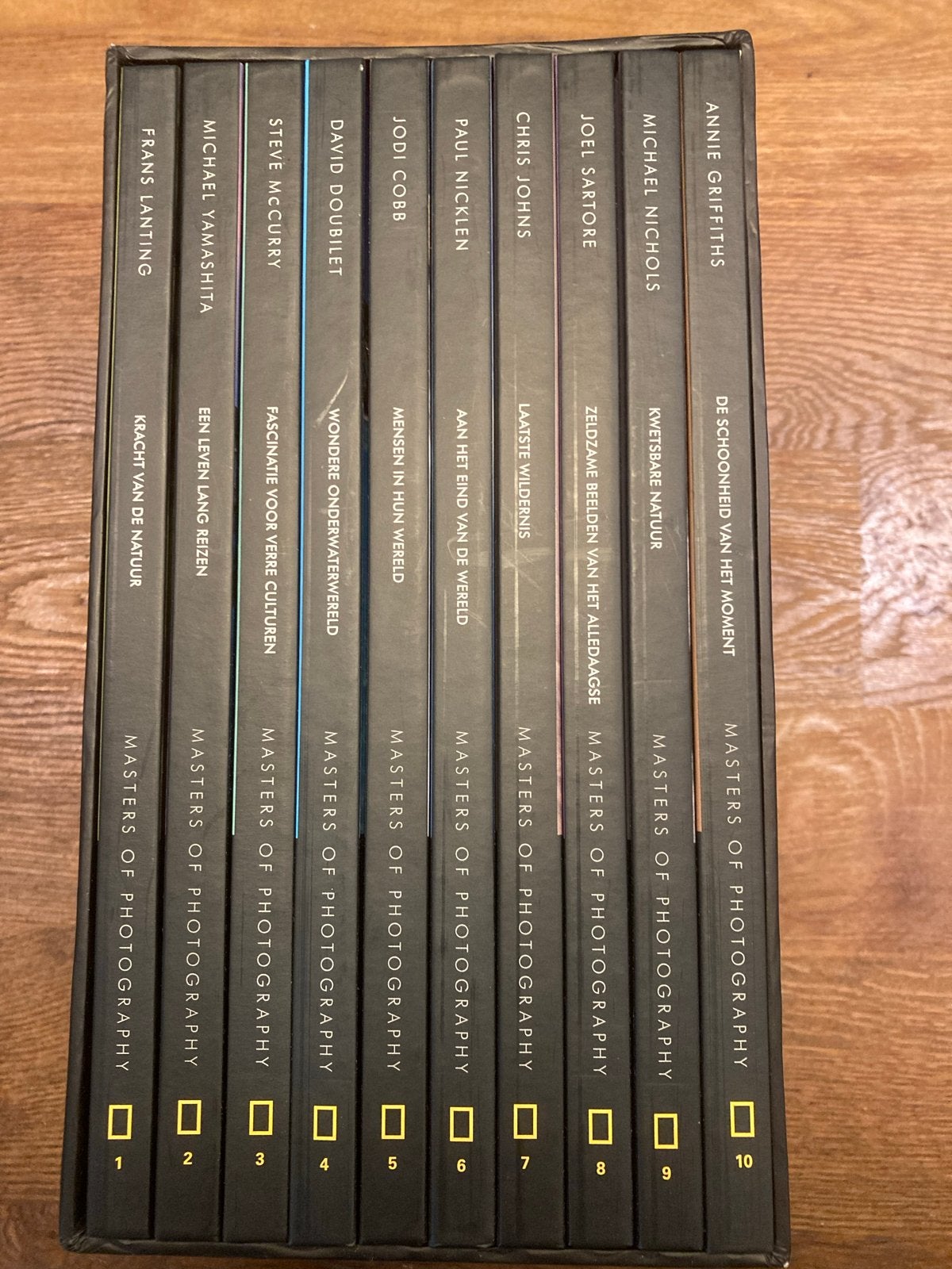 National Geographic: Masters of Photography - 10-delige Boxs, Boeken, Ophalen of Verzenden, Zo goed als nieuw, Fotografie algemeen