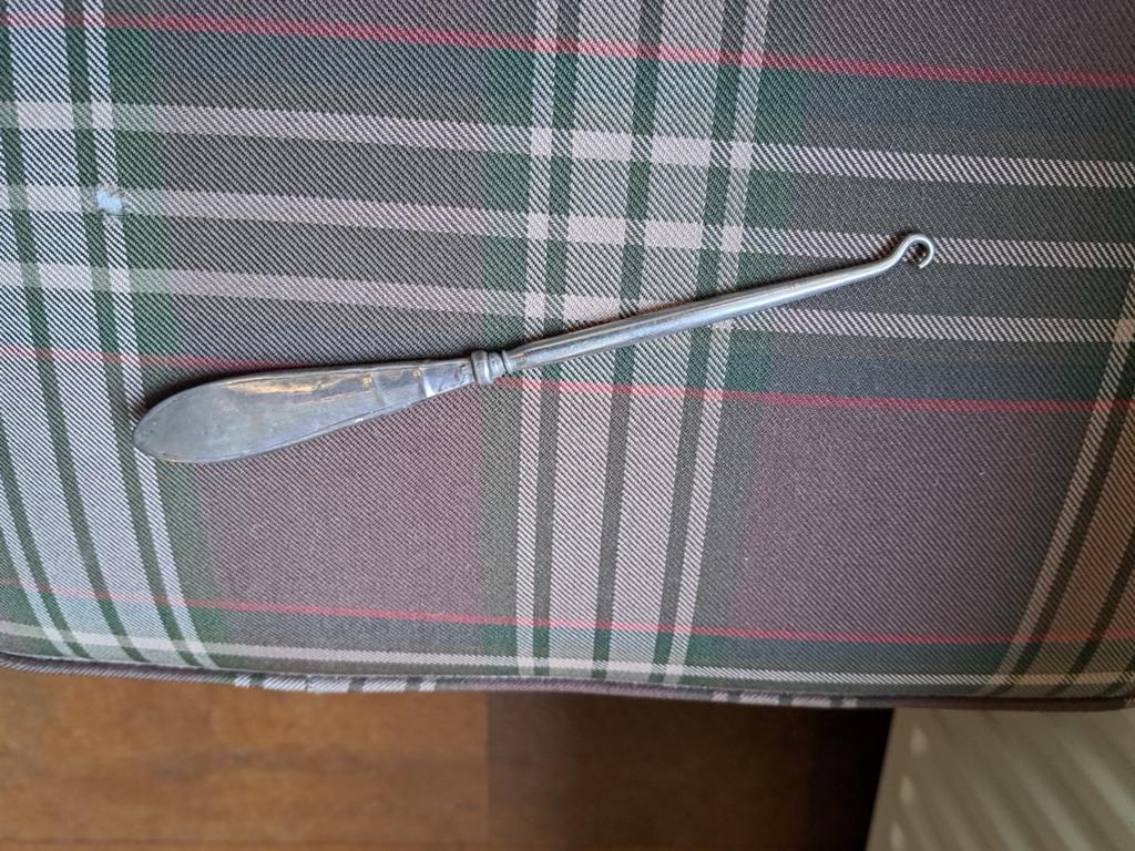 Antieke rijglaarzen schoenknoop pen, Antiek en Kunst, Ophalen of Verzenden