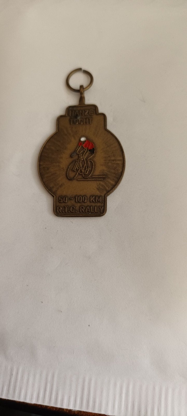 Vintage Hanze Tocht RTC Rally Medaille 50-100 KM, Ophalen of Verzenden, Gebruikt