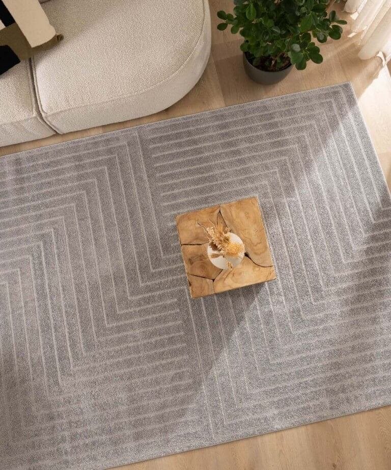 Scandinavisch vloerkleed – grijs 300x400 nieuw, Ophalen of Verzenden, 200 cm of meer, Grijs, Rechthoekig
