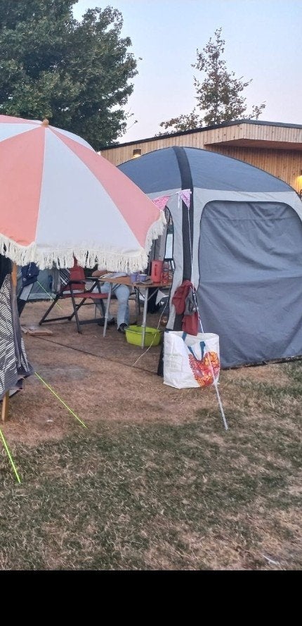 Air shelter 250 partytent, Ophalen, Zo goed als nieuw