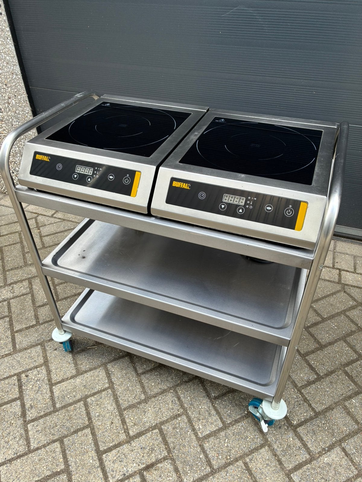 Te koop 2 stuks buffalo inductie kookplaat 3000 watt, Ophalen, Vrijstaand, Inductie, 3 kookzones of minder