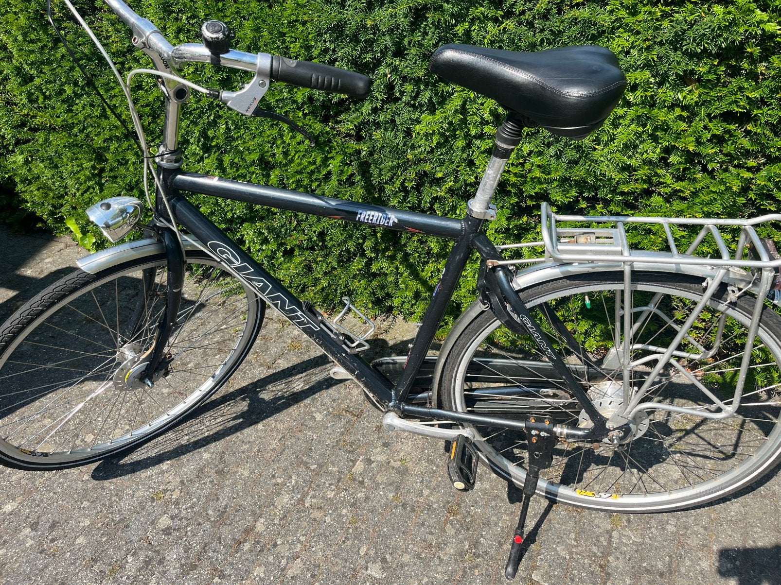 Stationsfiets, Fietsen en Brommers, Minder dan 10 versnellingen, Zo goed als nieuw, 53 tot 57 cm, Ophalen
