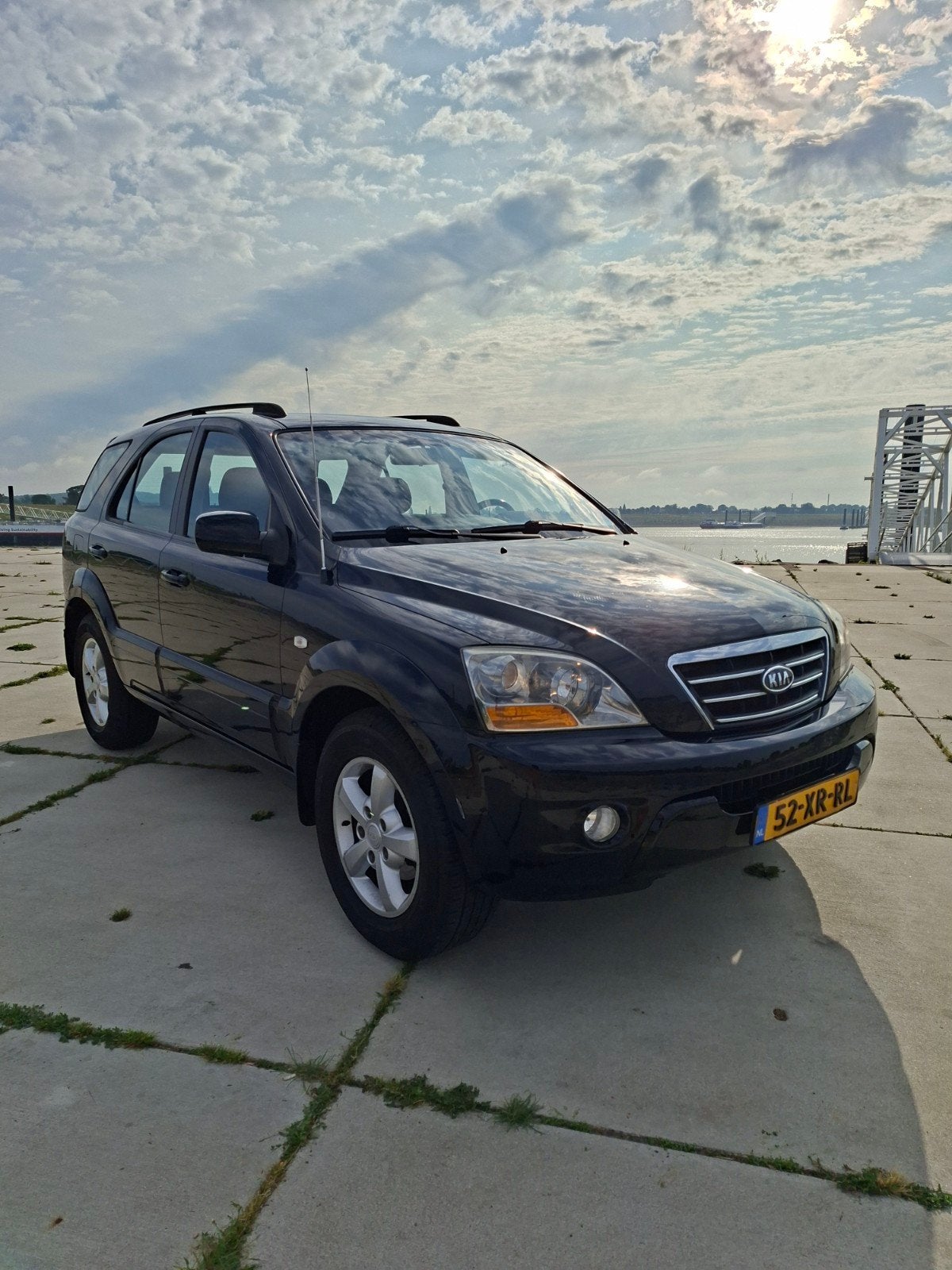 Kia Sorento 3.3 V6, Auto's, Kia, Automaat, 1886 kg, Zwart, Origineel Nederlands