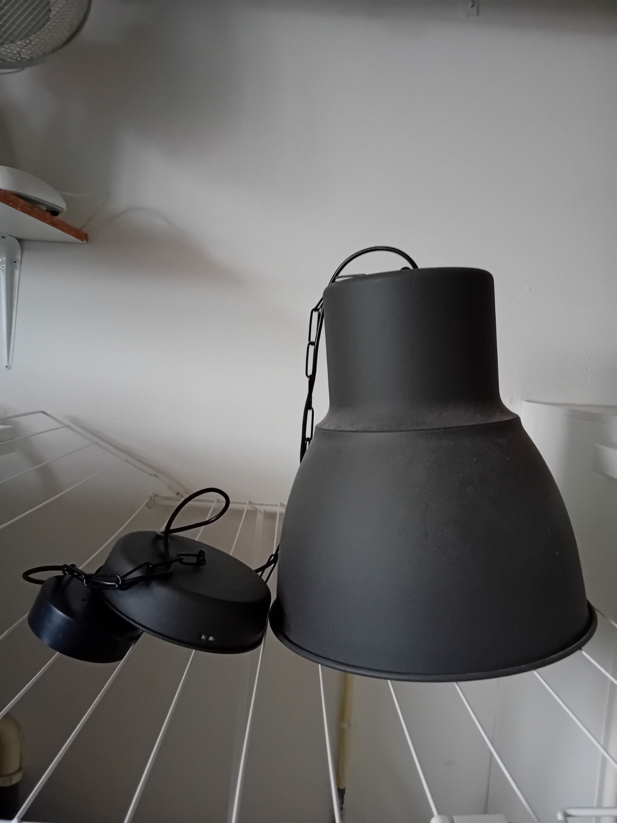 hanglamp Industrieel design, Ophalen