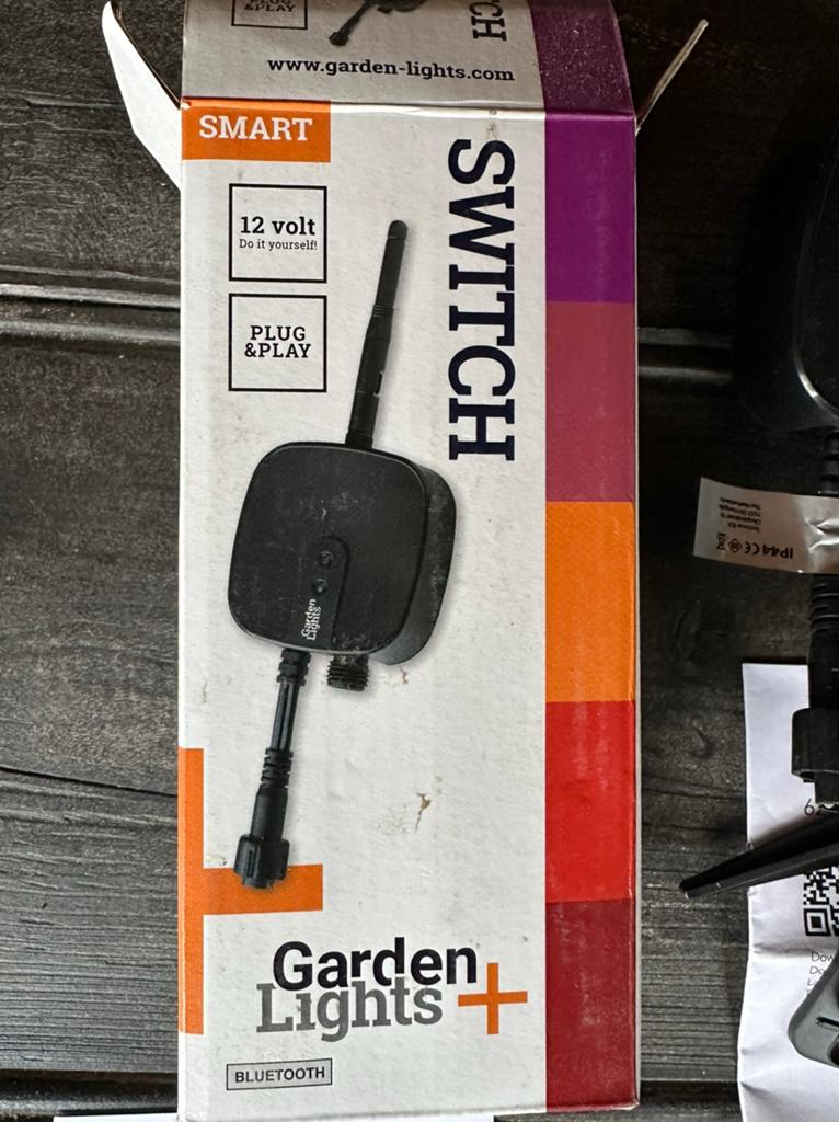 Garden Lights Smart Switch 12V Bluetooth Plug & Play, Tuin en Terras, Buitenverlichting, Nieuw, Overige typen, Kunststof, Minder dan 50 watt