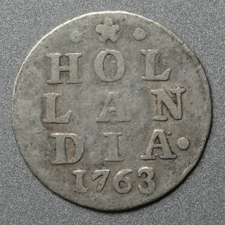 2 Stuivers Holland 1763, Vóór koninkrijk, Zilver, Losse munt, Overige waardes