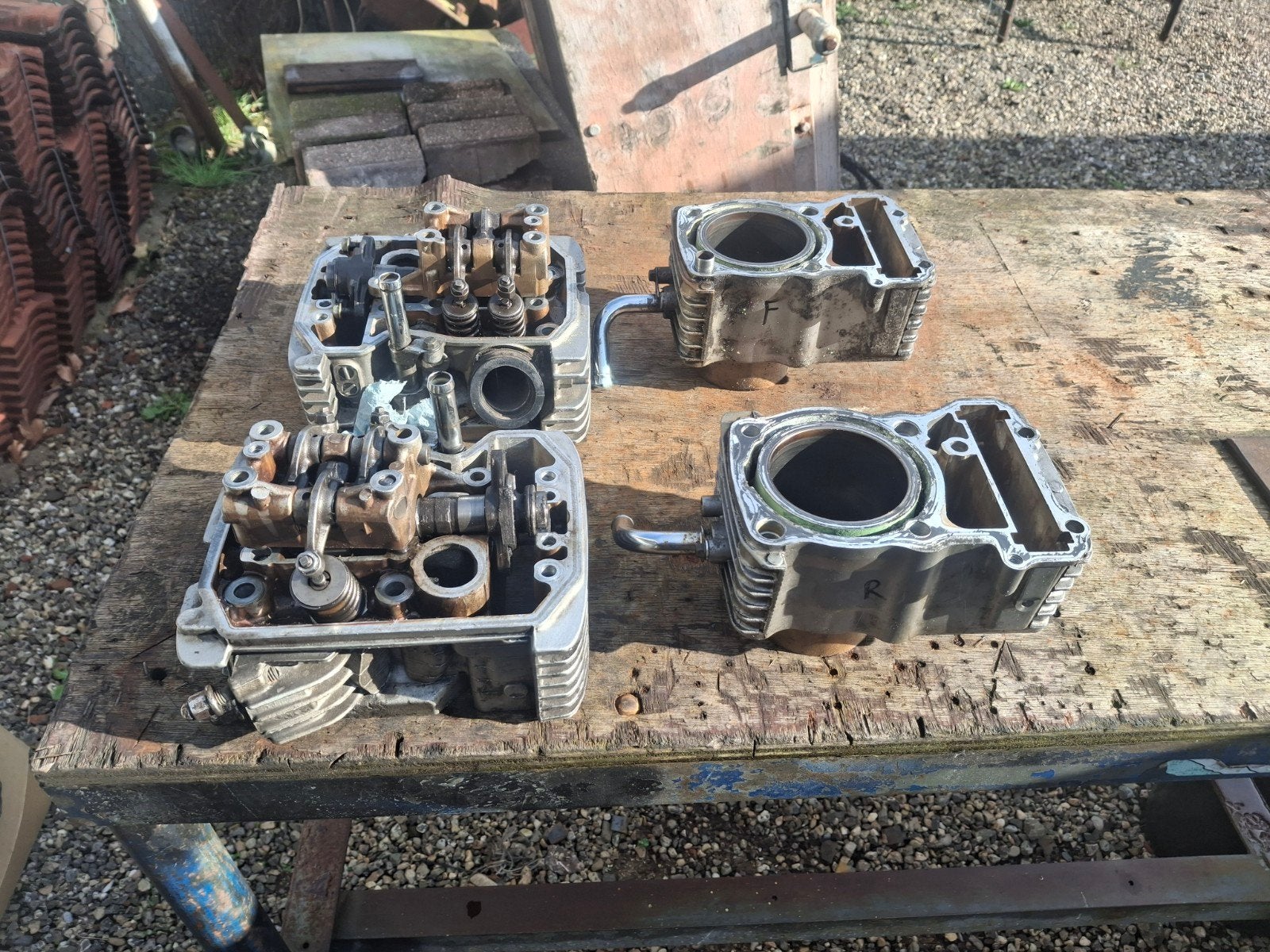 Honda XL600v transalp motorblok onderdelen, Ophalen, Gebruikt