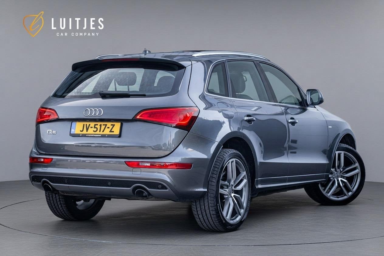 Audi Q5 3.0 TFSI V6 272pk quattro S-Line Facelift|Pano-dak|T, Auto's, Automaat, Euro 5, Gebruikt, Zwart