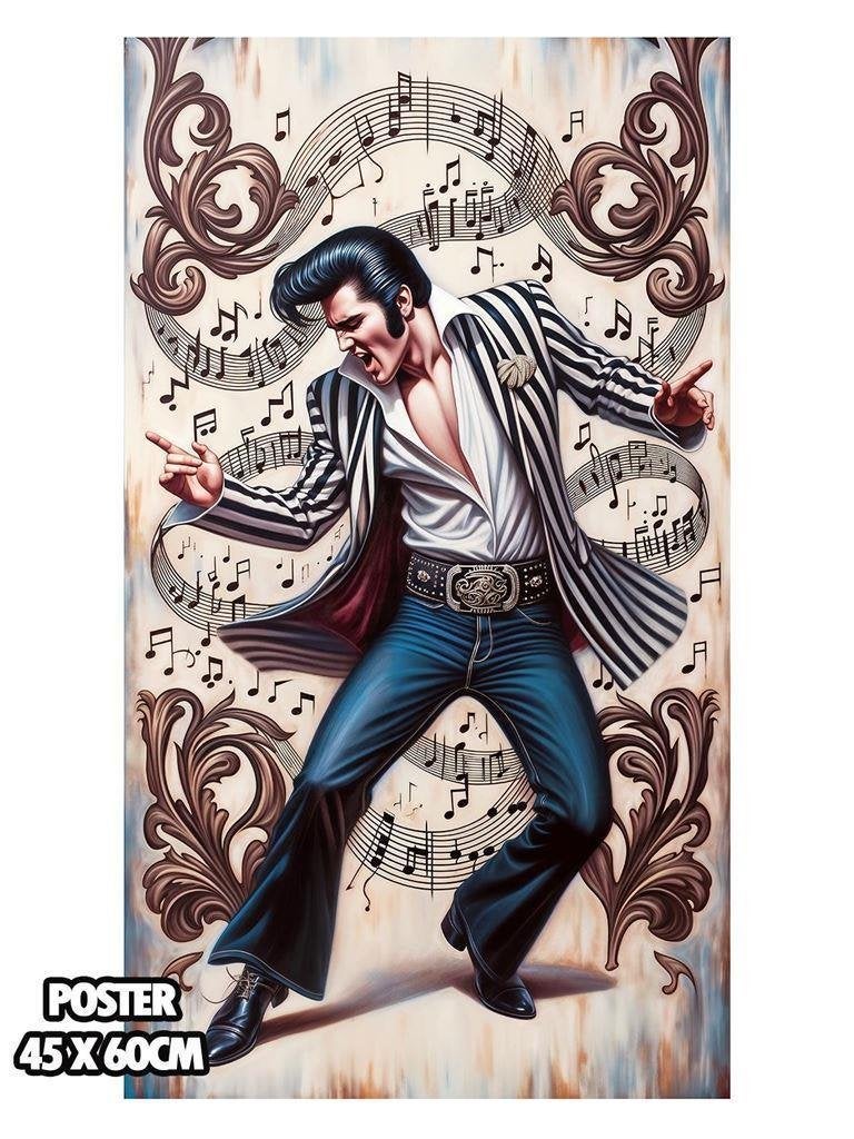[Poster] Elvis Presley Kunst Muziek Poster #2