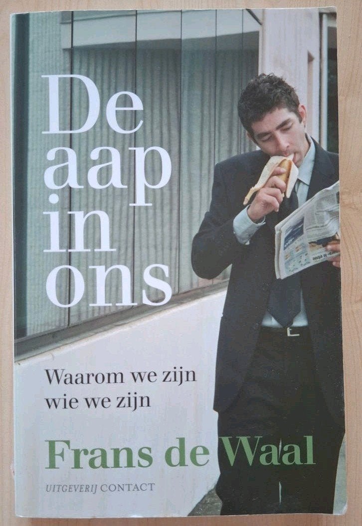 Frans Waal - De aap in ons, Ophalen, Zo goed als nieuw, Frans Waal