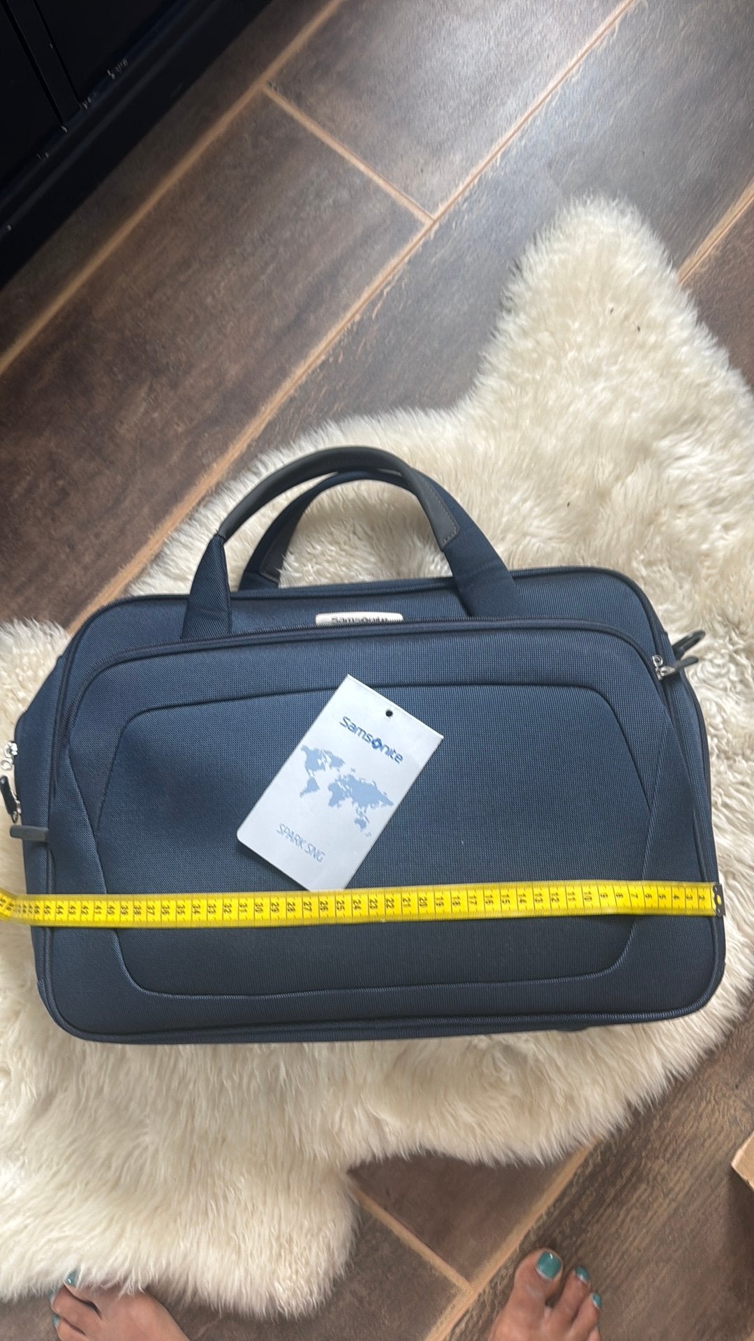 Samsonite Opzettas Navy Blue, Sieraden, Tassen en Uiterlijk, Tassen | Reistassen en Weekendtassen, 30 cm of meer, Blauw, Minder dan 40 cm