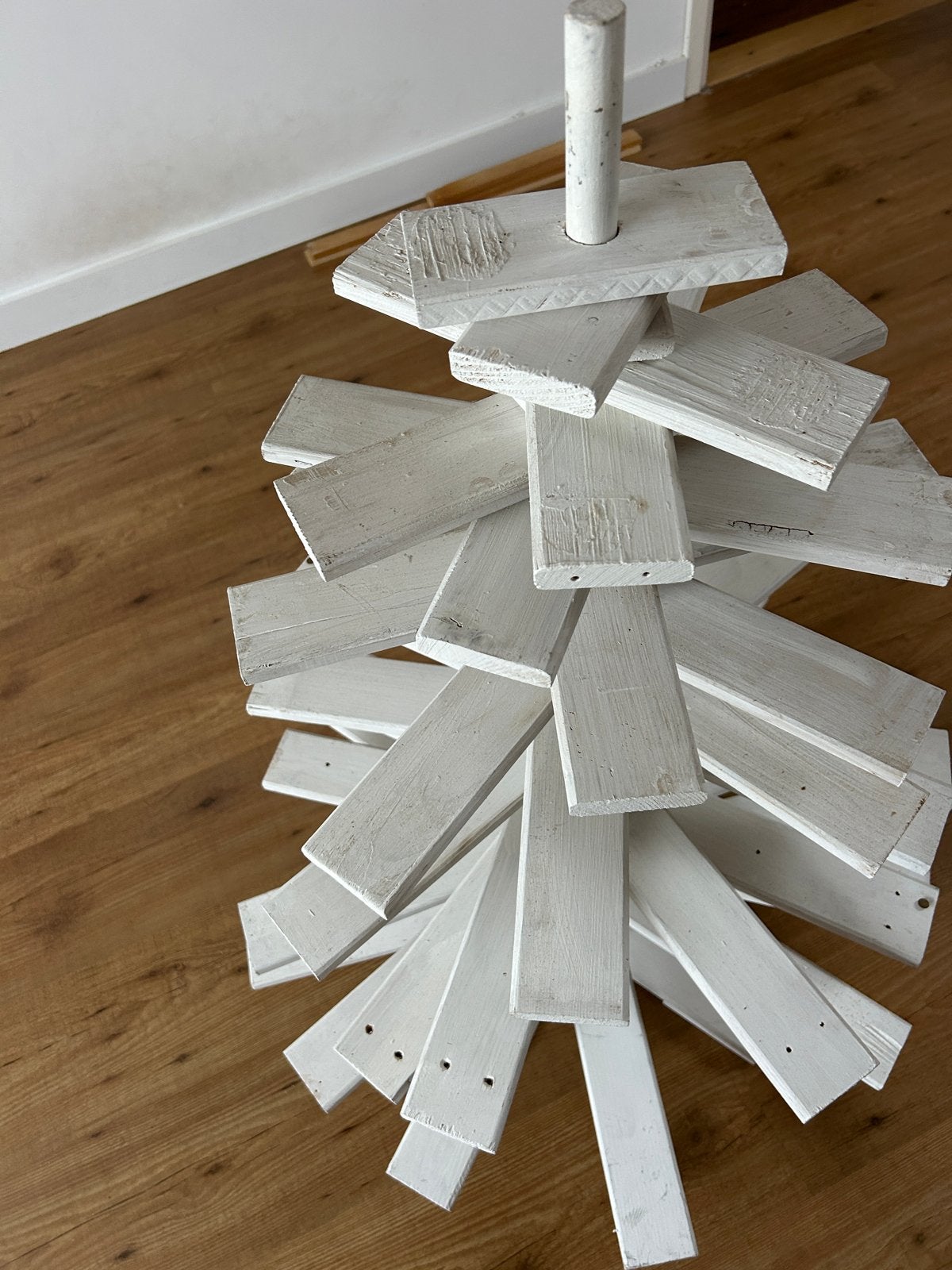 Houten Kerstboom, Ophalen, Gebruikt