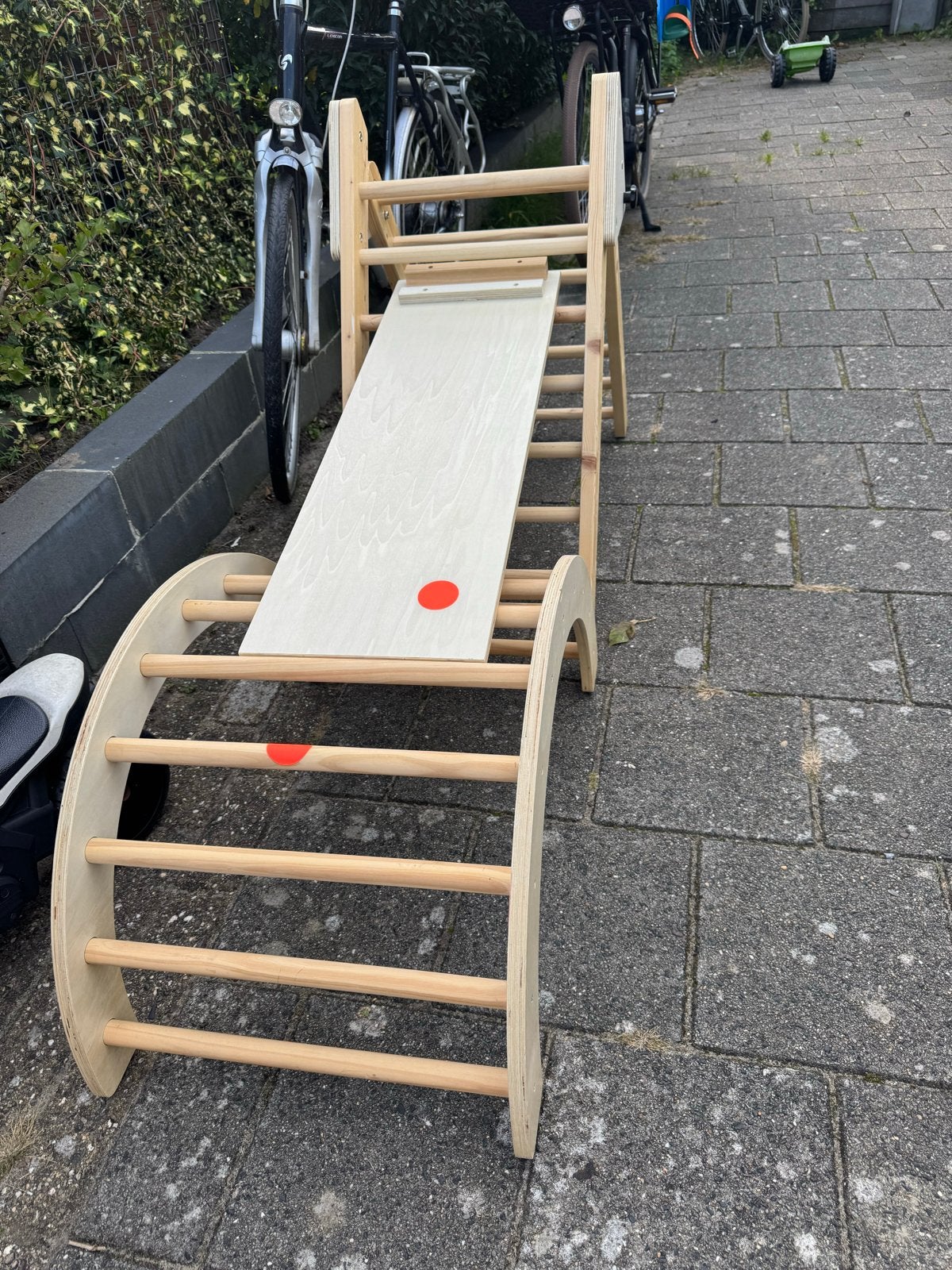 Klimboog, rek en plank voor peuters, Ophalen, Zo goed als nieuw