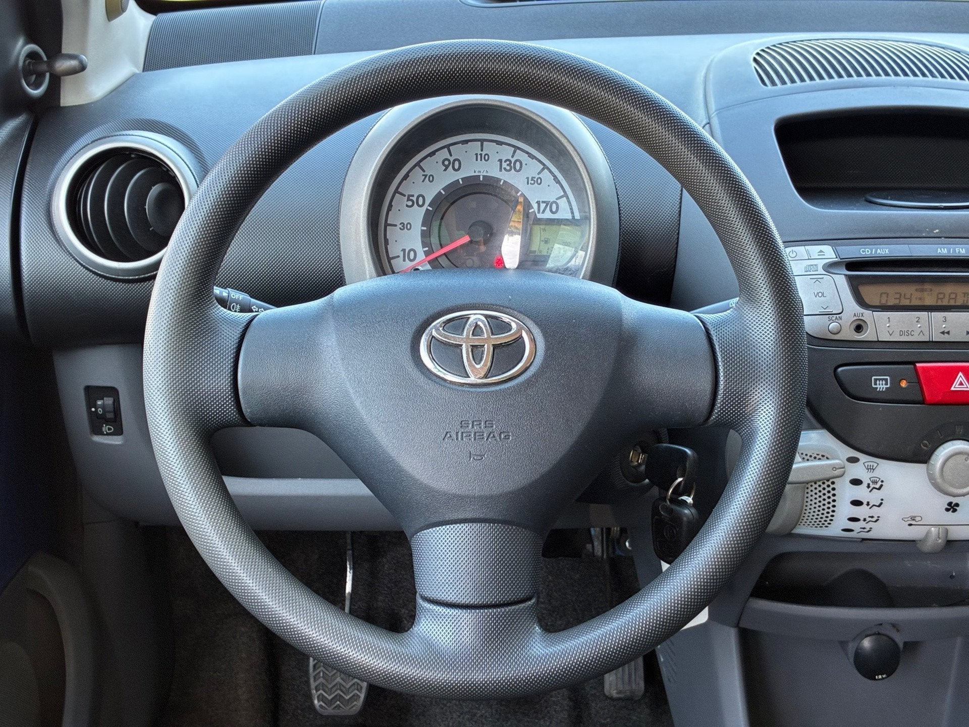 Toyota Aygo 1.0-12V Comfort|Airco|Elektr.ramen|Nieuwe APK|NA, Voorwielaandrijving, Elektrische ramen, Gebruikt, 68 pk