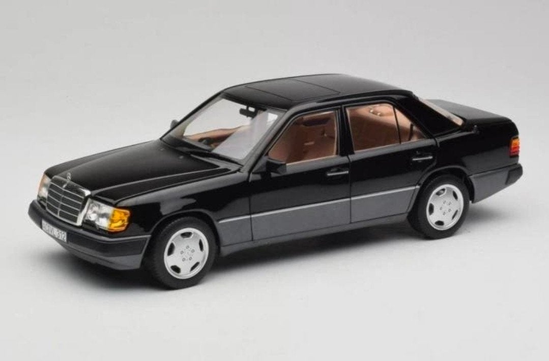 Norev Mercedes 230E W124 Black AMG Wheels Limited Edition, Ophalen of Verzenden, Zo goed als nieuw, Overige merken