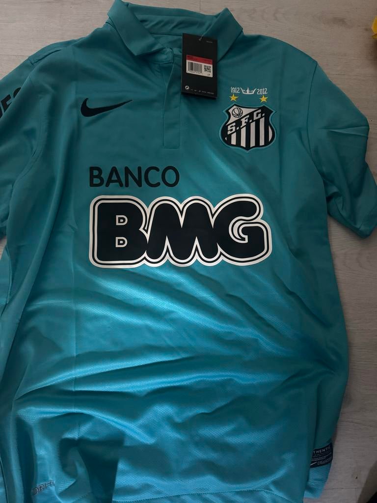 Santos FC Thuisshirt 2012 Nike - Maat L, Maat 52/54 (L), Overige kleuren, Ophalen of Verzenden, Zo goed als nieuw