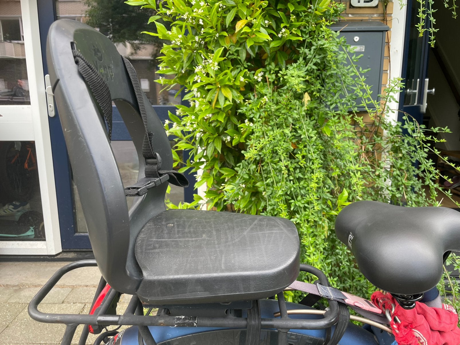 Yepp Junior achterzitje/ fietszitje achter, Ophalen of Verzenden, Gebruikt, 15 t/m 36 kg, Achterzitje