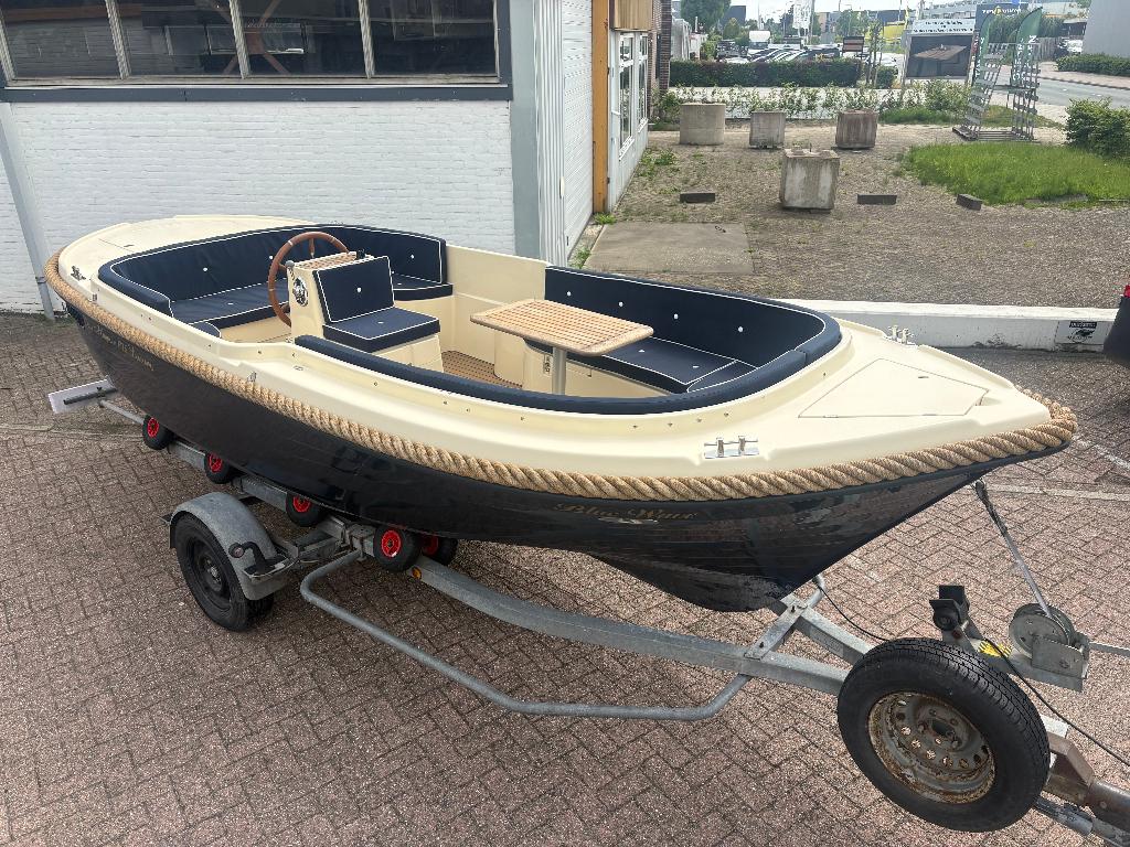 Oudhuijzer 575 Luxury met Yamaha 15 pk Sloep, Gebruikt, Rondzit, Ophalen of Verzenden, Oud Huijzer
