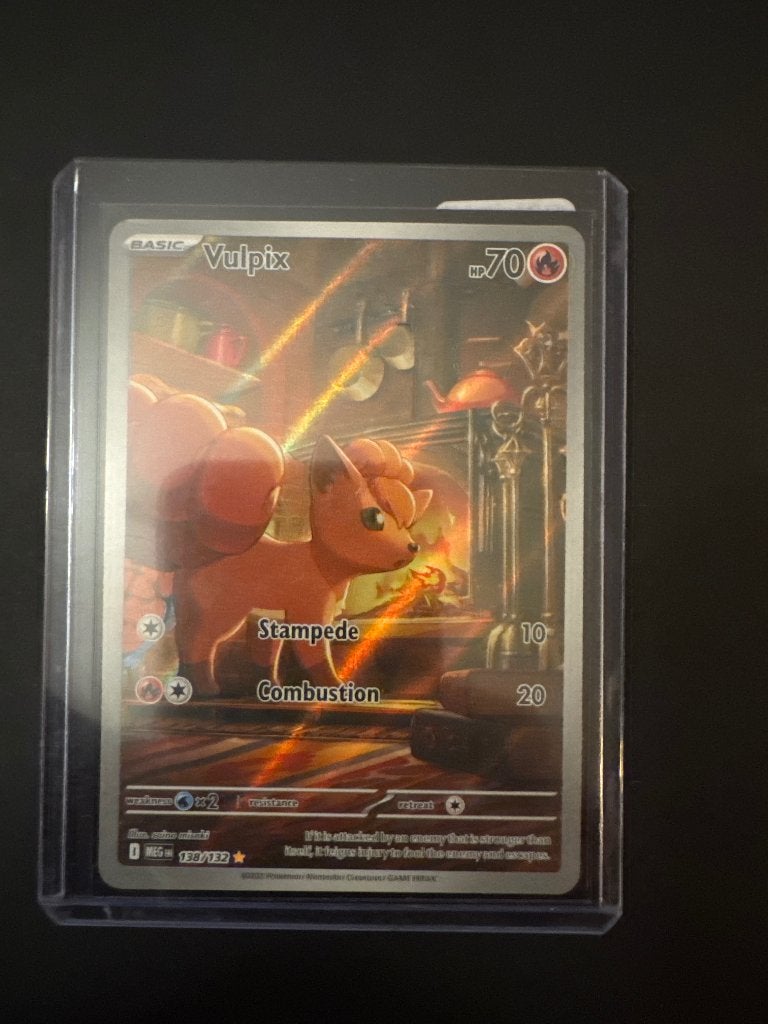 Pokemonkaart Vulpix, Ophalen of Verzenden, Zo goed als nieuw, Losse kaart