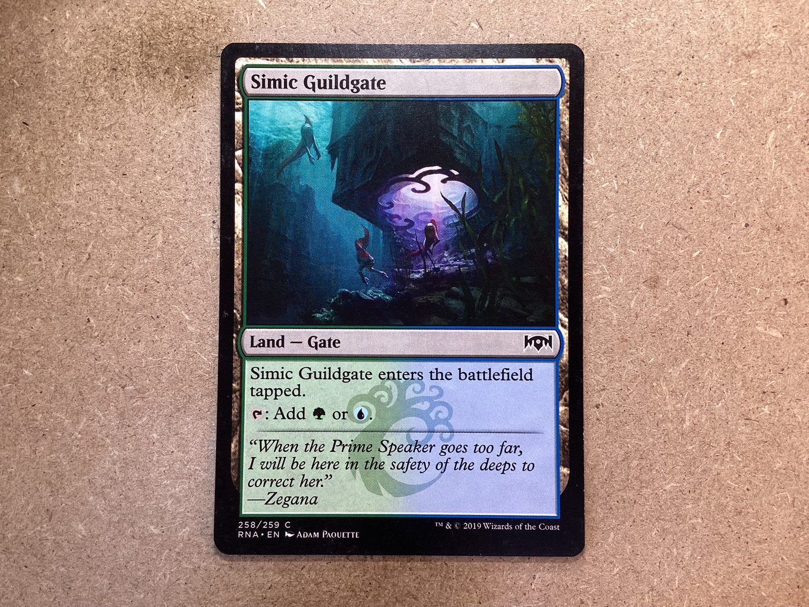 1x Simic Guildgate (v2) [258/259] (Excellent), Ophalen of Verzenden, Zo goed als nieuw, Losse kaart