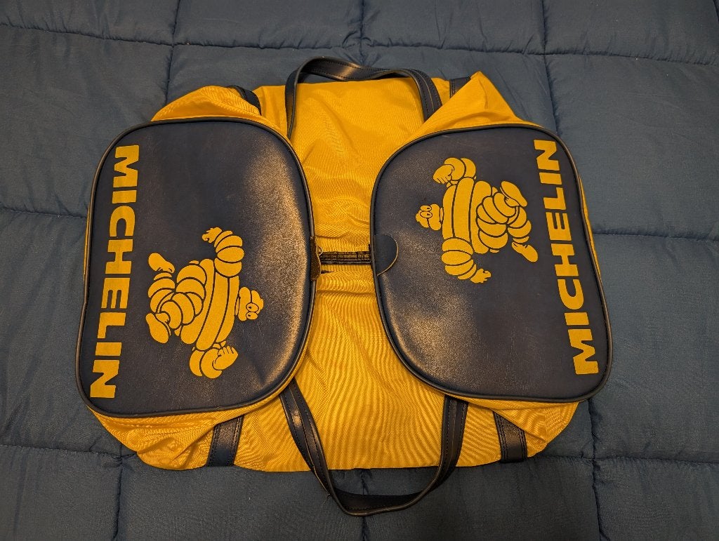 Zeldzame vintage michelin, bibendum sporttas, weekend tas,, Ophalen of Verzenden, Zo goed als nieuw