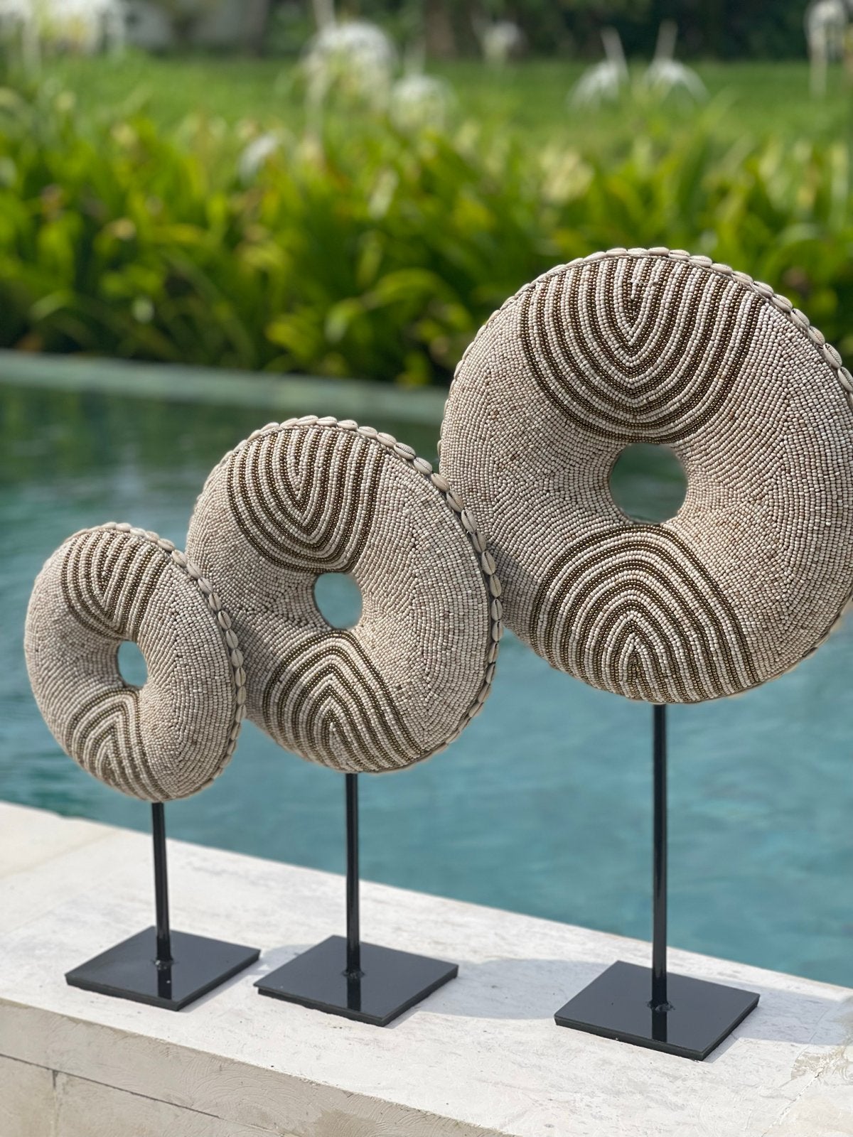 Decoratieve kralen donuts op standaard te verkrijgen in 3 mt, Ribbonstore, Meerkleurig, Ophalen of Verzenden, Ribbonstore@gmail.com