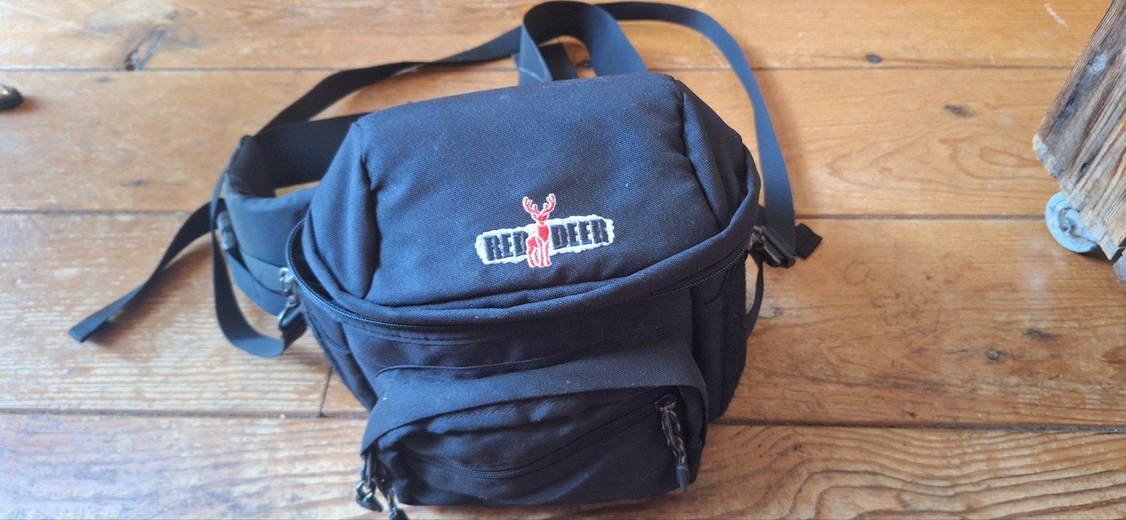 Red Deer Heuptas/Schoudertas - Zwart, Zo goed als nieuw, Gevoerd, Zo goed als nieuw, Zwart, Heuptas
