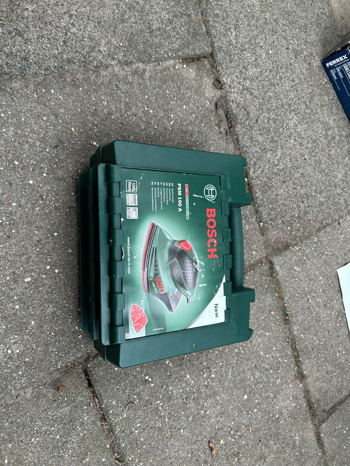 Bosch PSM 100 A Multischuurmachine met Koffer, Ophalen of Verzenden, Gebruikt, Minder dan 600 watt, Overige typen