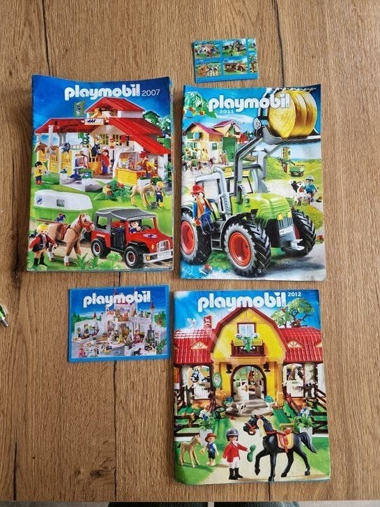 Playmobil catalogi 2007, 2011, 2012 en kleine boekjes, Ophalen of Verzenden, Zo goed als nieuw, Losse onderdelen, Overige typen