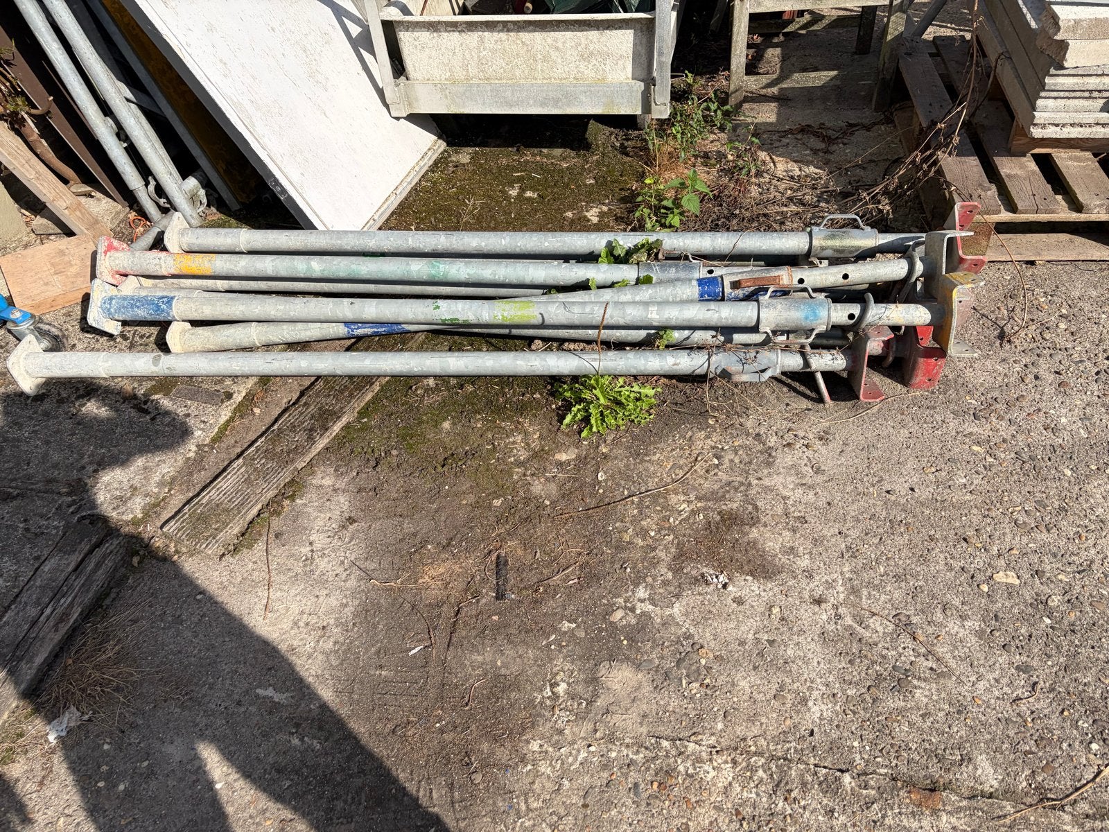 Bouwstempels te koop - Diverse maten, Ophalen, Gebruikt, Overige typen, 2 tot 5 meter
