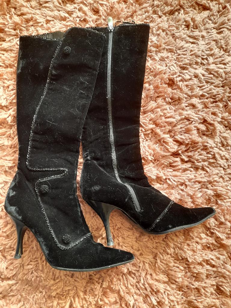 Sergio rossi maat 37.5, Kleding | Dames, Schoenen, Hoge laarzen, Sergio Rossi, Zwart, Ophalen of Verzenden