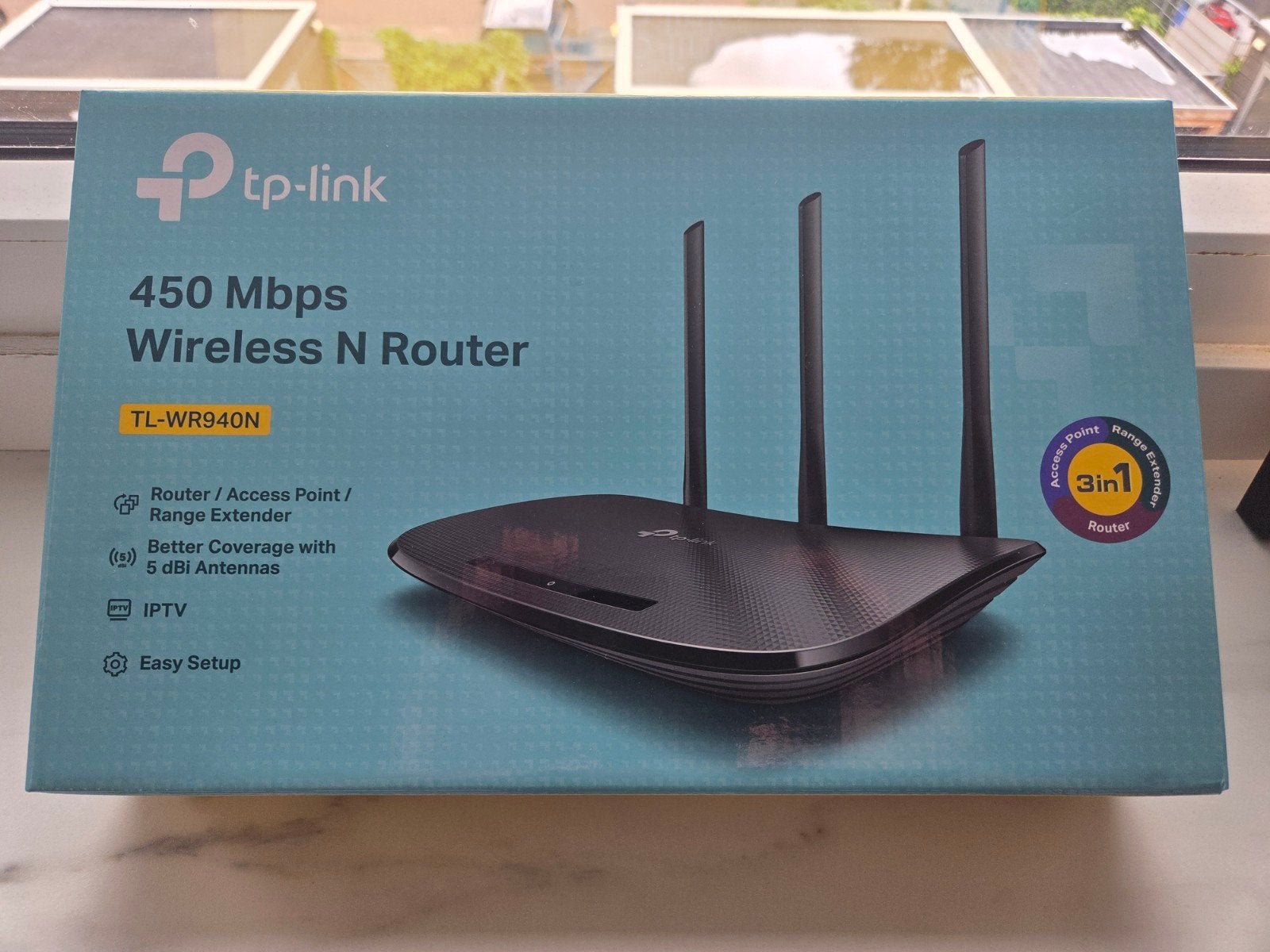 TP-Link TL-WR940N 450 Mbps Wireless N Router, Verzenden, Nieuw, Router, TP-Link