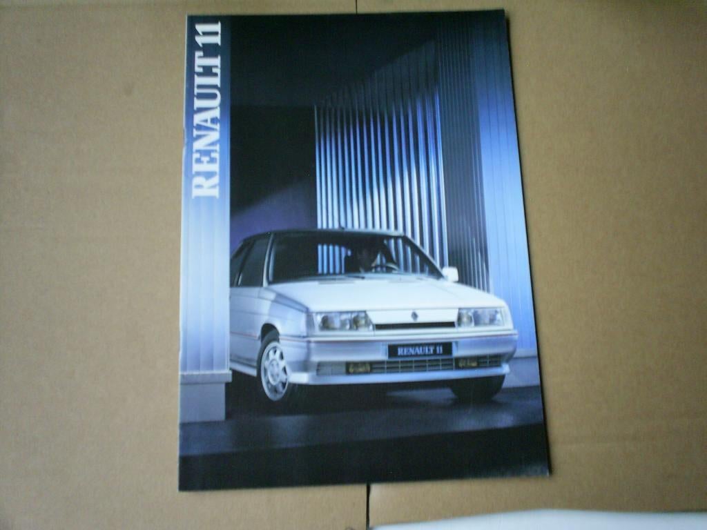 Renault 11 1987 24 pag., Verzenden, Zo goed als nieuw, Renault
