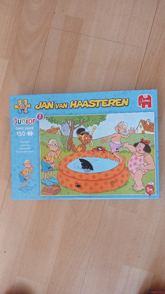 JAN VAN HAASTEREN JUNIOR DIE STUKJE MISSEN, Hobby en Vrije tijd, Denksport en Puzzels, Ophalen of Verzenden, Minder dan 500 stukjes