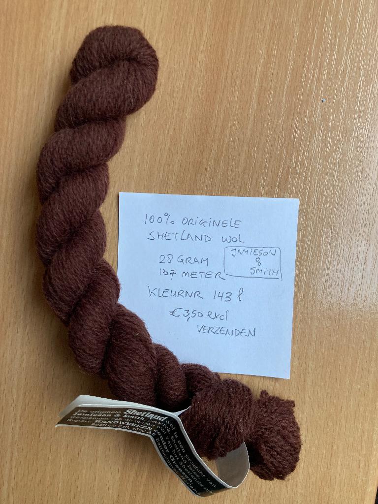 100% originele Shetland wol, Ophalen of Verzenden, Nieuw, Breien of Haken, Wol of Garen